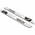 Sparco Kit 2 Soleiras  450x40MM Prata