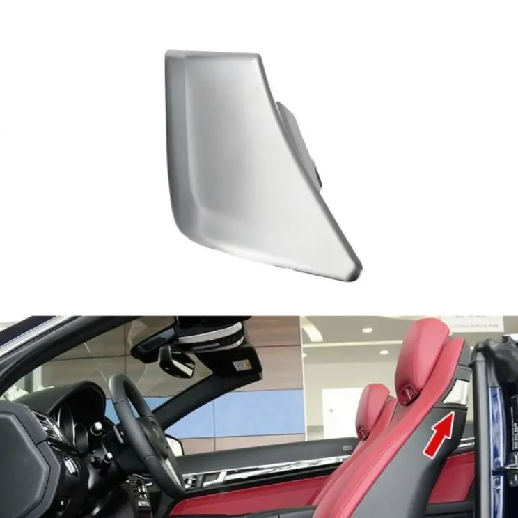 Puxador Rebatimento de Banco Esquerdo Cromado Matte Mercedes-Benz Classe C E W204 W207 2007-2016