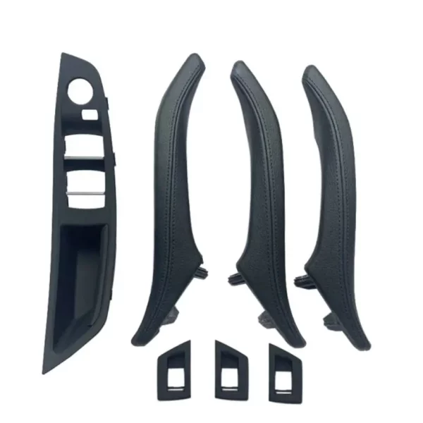 KIT Puxadores Pretos BMW Série 5 F10 F11 F18 2010-2017 S/ Esp. Rebatível