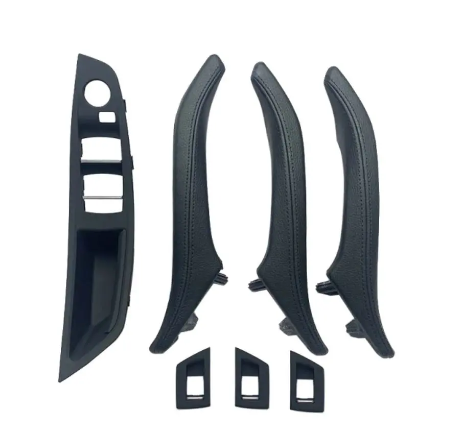 KIT-Puxadores-Cinza-BMW-Serie-5-F10-F11-F18-6 KIT Puxadores Pretos BMW Série 5 F10 F11 F18 2010-2017 S/ Esp. Rebatível - Image 1