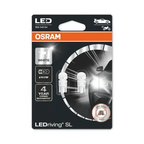 LEDriving SL W2.1X9.5d (W5w) BRANCO 6000K, 0,8W