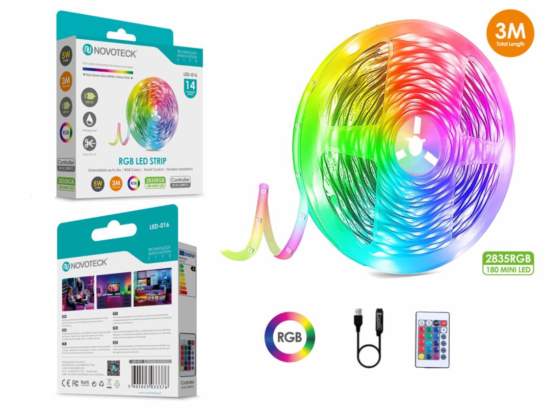 IMG_8715 Fita led rgb usb 3 metros - Image 1