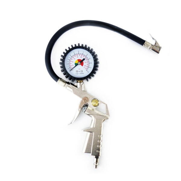 Pistola De Enchimento De Pneus Com Medidor De Pressão Para Usar Com Compressor De Ar