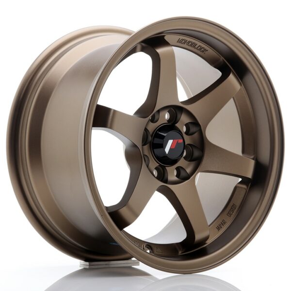 JR Wheels JR3 15x8 ET25 4x100/114 Bronze Anodizado