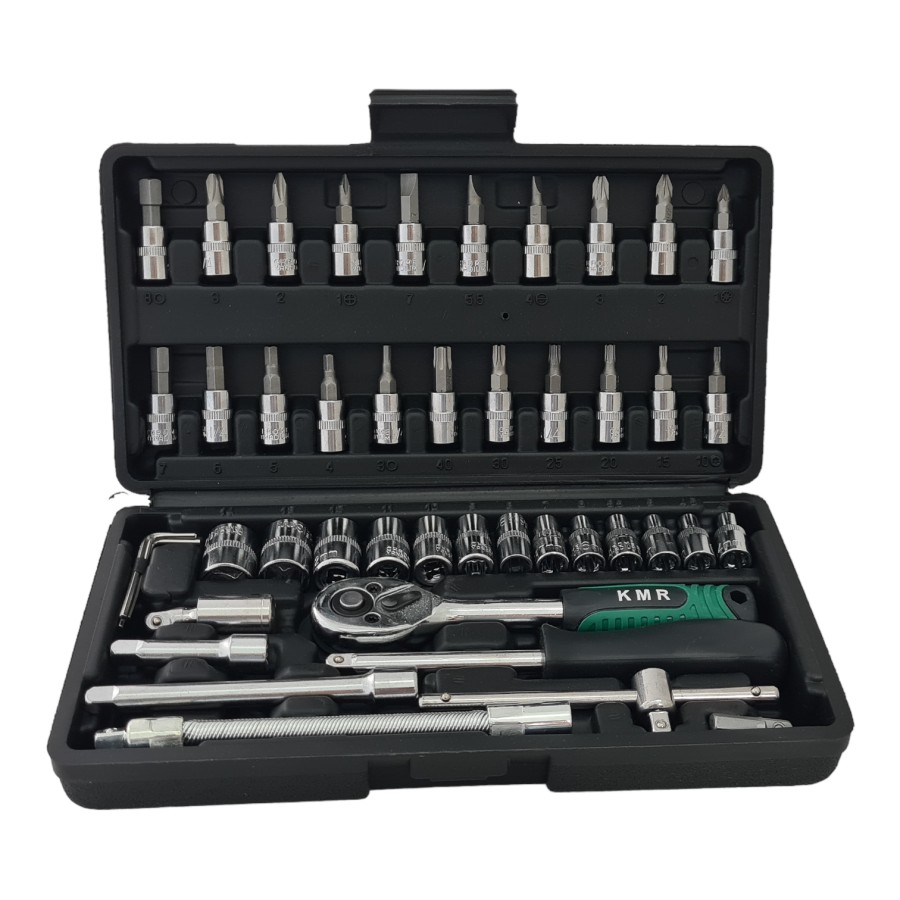 45_km1133__________1 KIT DE FERRAMENTAS 46 PCS 1/4´´ - Image 1