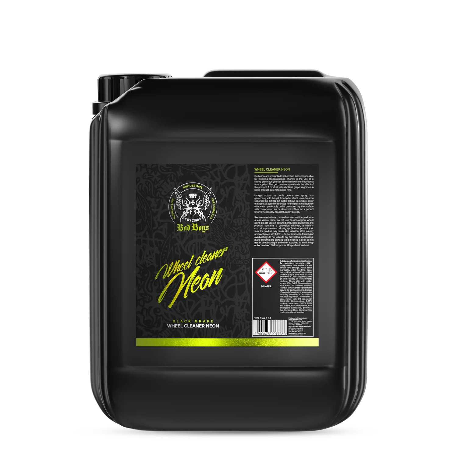 eng_pl_BadBoys-Wheel-Cleaner-Neon-5L-1750_2 BADBOYS Wheel Cleaner Neon 5L - Image 1