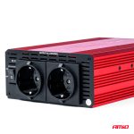 CONVERSOR DE TENSÃO 12V/230V 1000W/2000W 2x230V TOMADA PI05 - Image 2