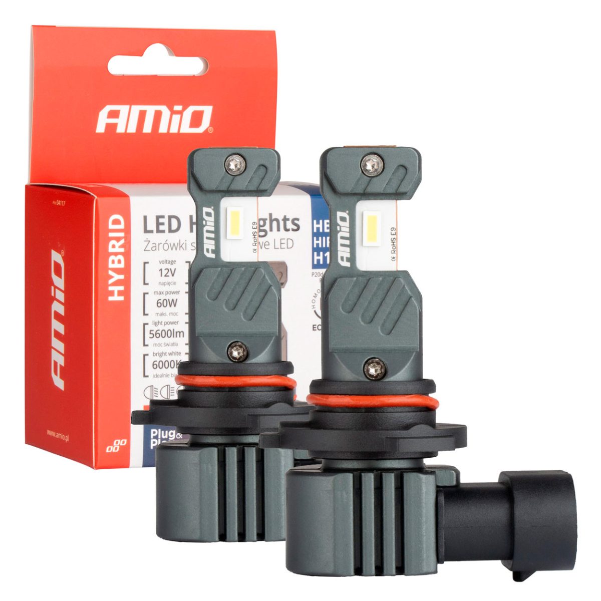 LED HB3 HIR1 H10 AMIO HYBRID 12V 60W CANBUS - Image 1