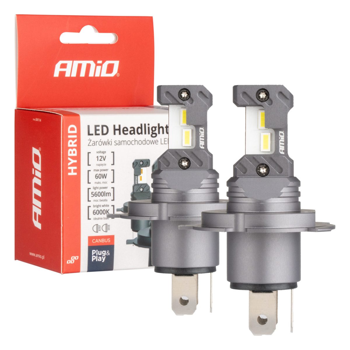 LED H4 SERIE HYBRID 12V 60W CANBUS - Image 1