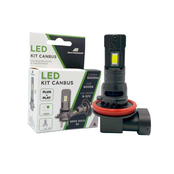 KIT LED MS PRO CANBUS H11 H8 H9 9-32V 70W 7000lm 6000K