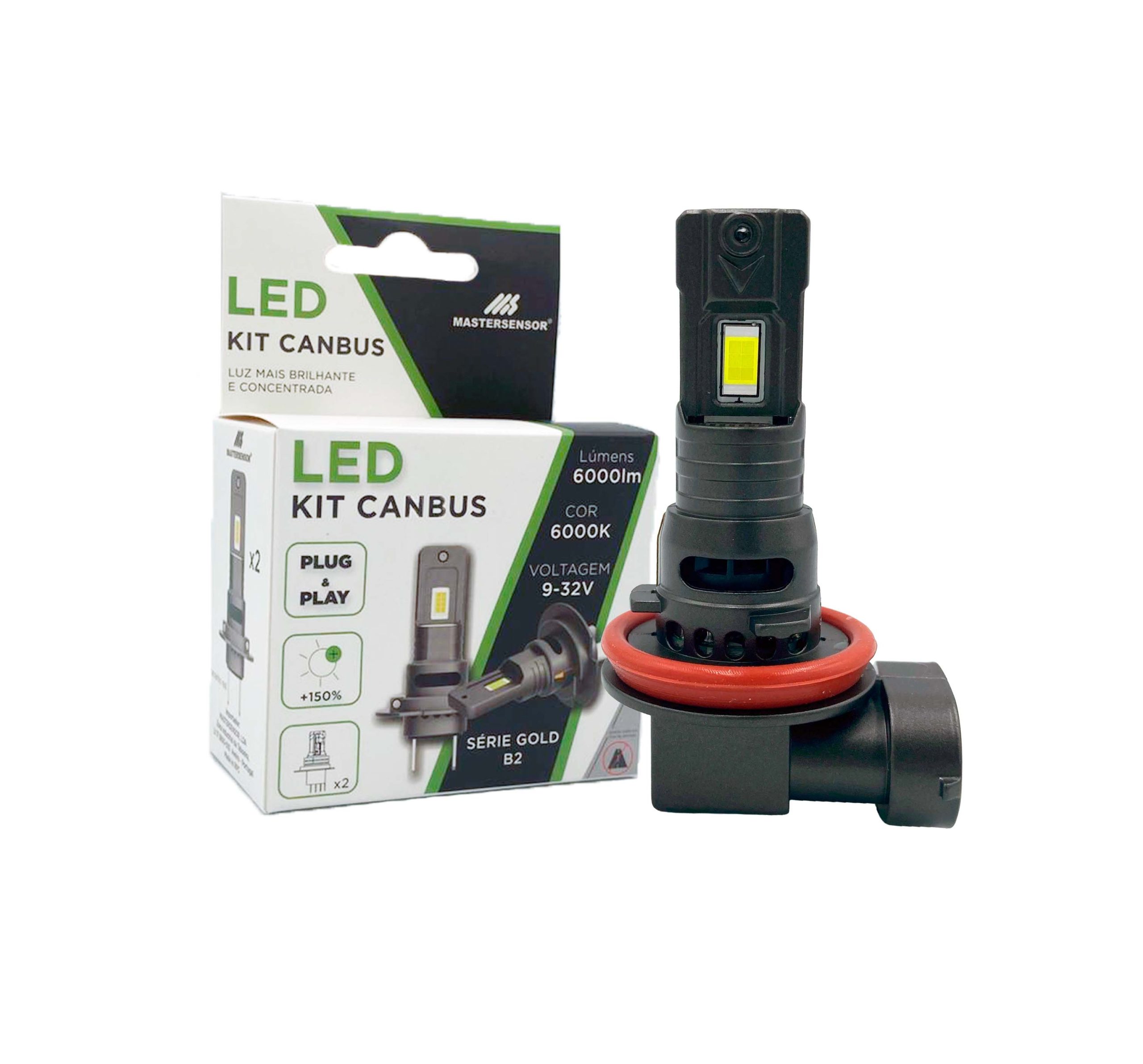 H11 MS KIT LED MS PRO CANBUS H11 H8 H9 9-32V 70W 7000lm 6000K - Image 1