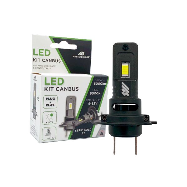 KIT LED MS PRO CANBUS H7/H18 9-32V 80W 6000lm 6000K