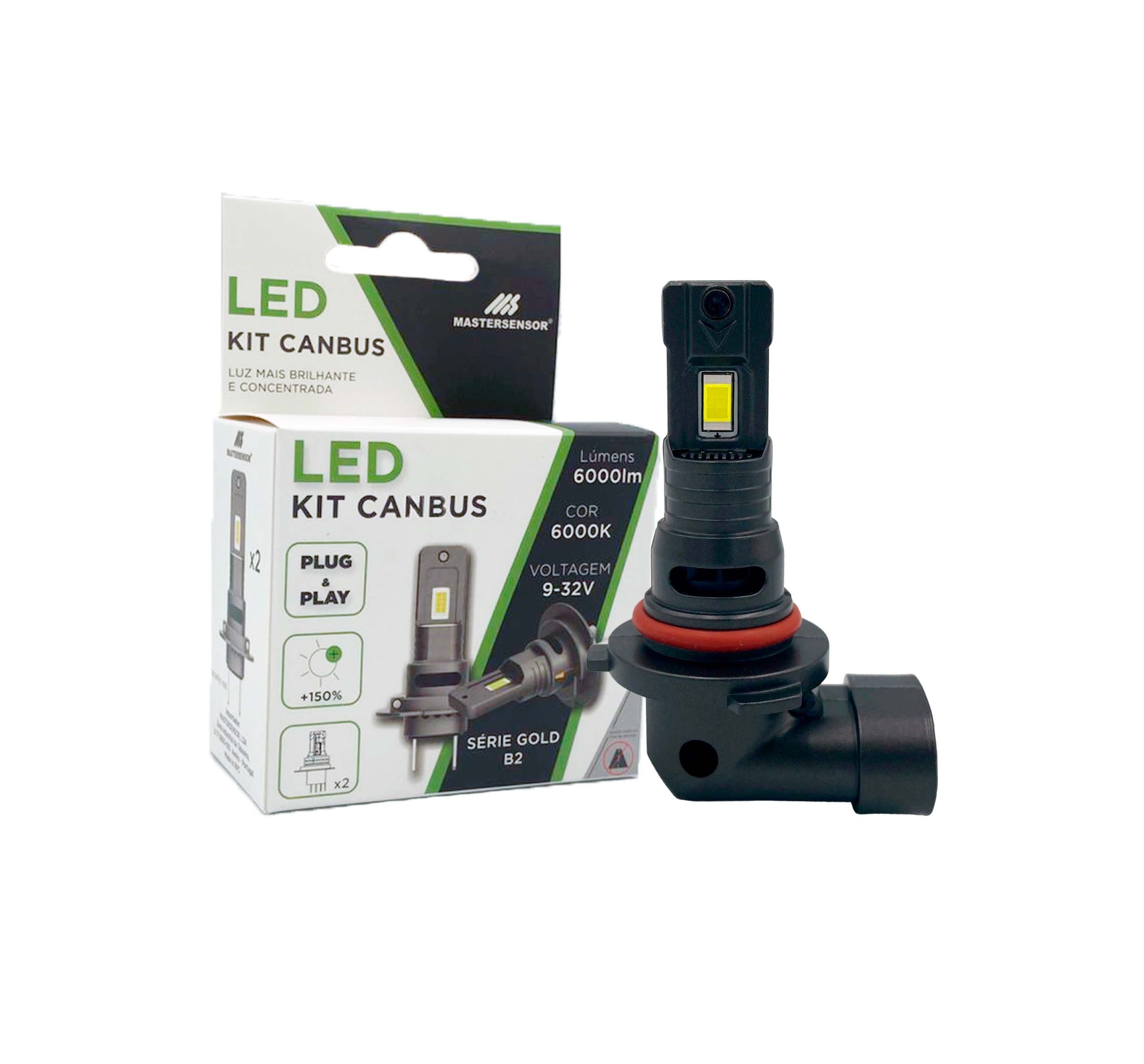 HB3 MS KIT LED MS PRO CANBUS HB3/HB4 9005/9006 9-32V 70W 7000lm 600 - Image 1